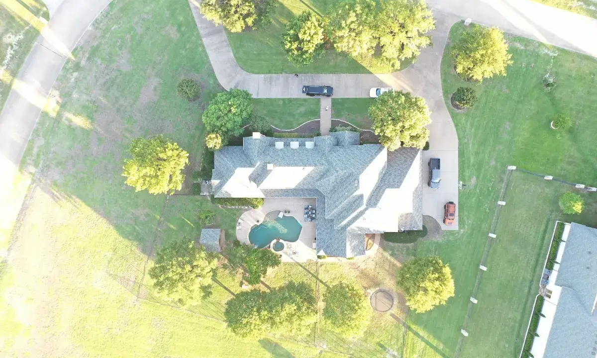 New shingle roof installation on a home in Sandy Springs